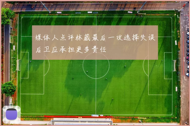 媒体人点评林葳最后一攻选择失误后卫应承担更多责任